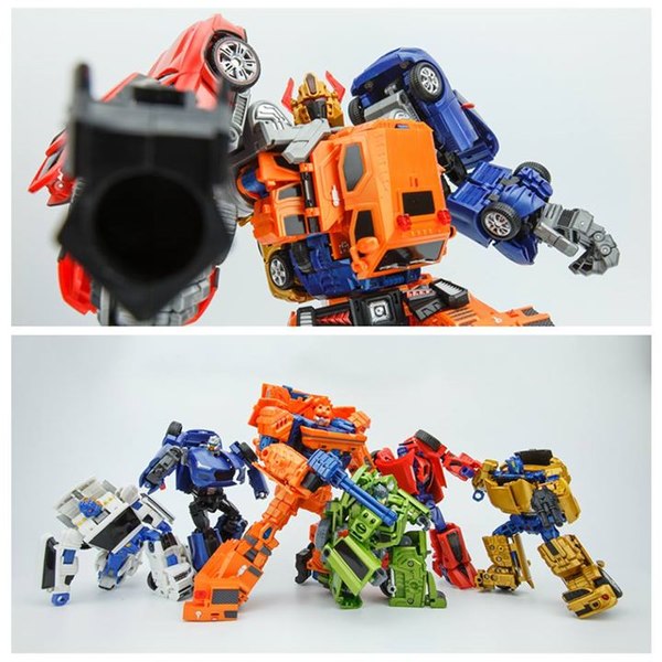ToyWorld Car Combiner Images Show Combined Group And Alternate Modes  (3 of 20)